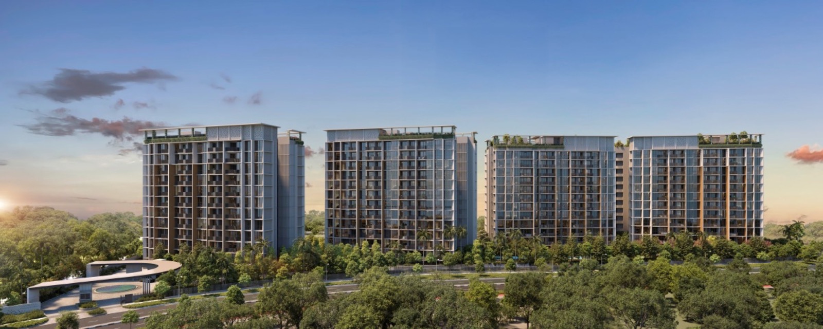 Canberra Crescent Residences exterior architectural rendering
